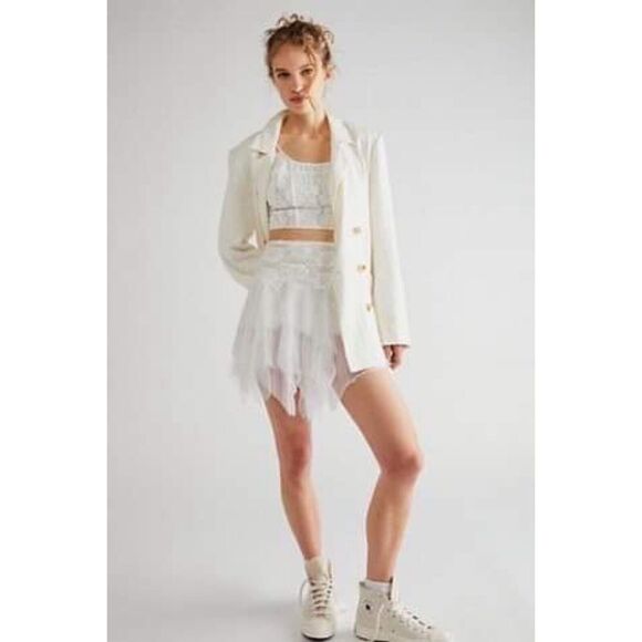 Free People Dresses & Skirts - Free People Fairy Chiffon Mini Skirt Size M